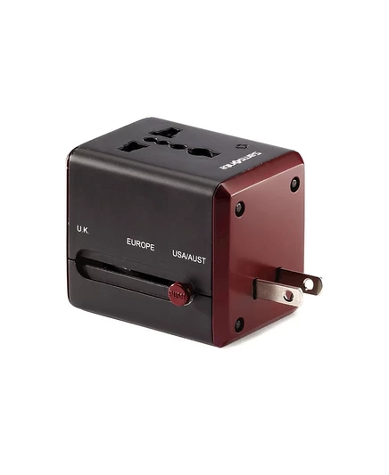 Адаптер питания Samsonite Worldwide с USB, разноцветный