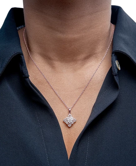 Серьги и кулон Wrapped In Love, 14K золото с бриллиантами