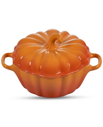 Кокотница Le Creuset фигурная «тыква», 355 мл, оранжевая