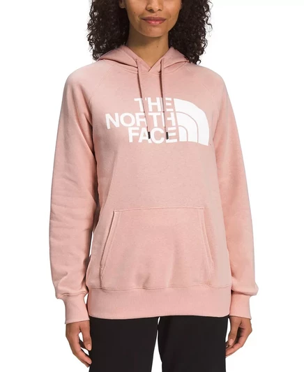 Женский флисовый пуловер с капюшоном The North Face Half Dome pink moss/tnf white