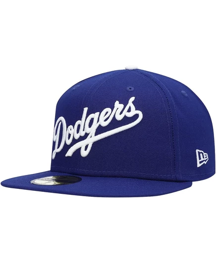 Мужская кепка New Era 59FIFTY Los Angeles Dodgers, синяя