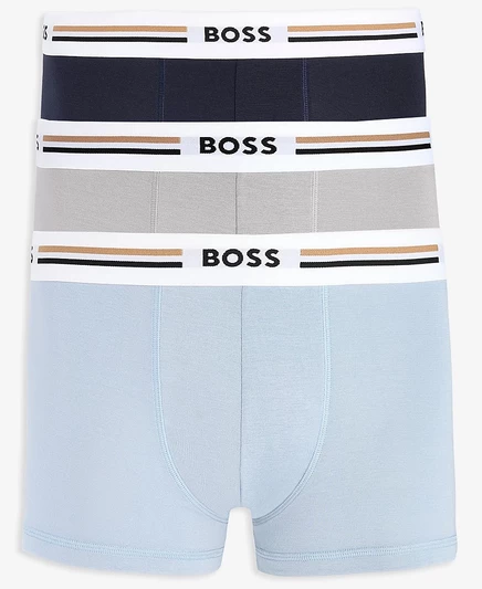 Мужские трусы Hugo Boss Logo Revive, 3 шт., мультицвет