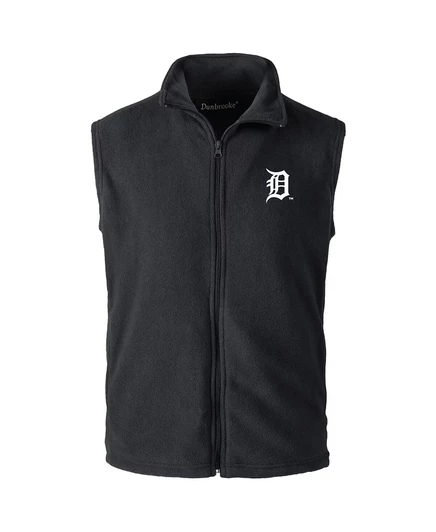 Мужская жилетка Dunbrooke Detroit Tigers на молнии, черная