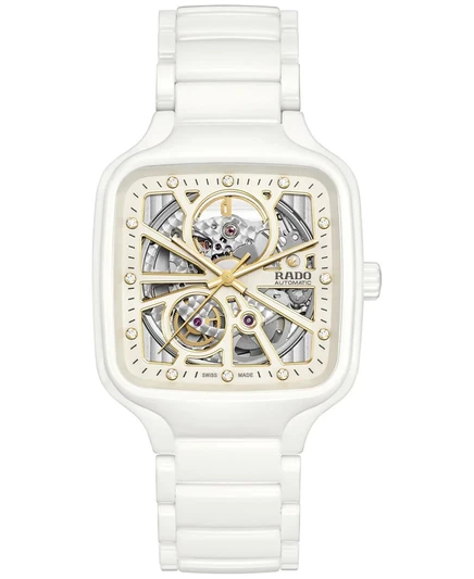 Женские часы Rado True Square, 38 мм, белые