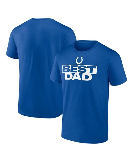 Мужская футболка Logo Athletic Colts Best Dad, синяя