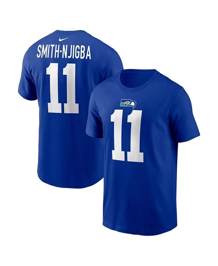 Мужская футболка Nike Jaxon Smith-Njigba Seahawks, синяя