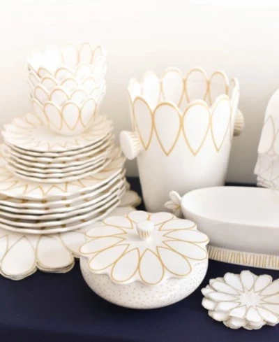 Сервировочная коллекция Coton Colors Deco Gold Scallop