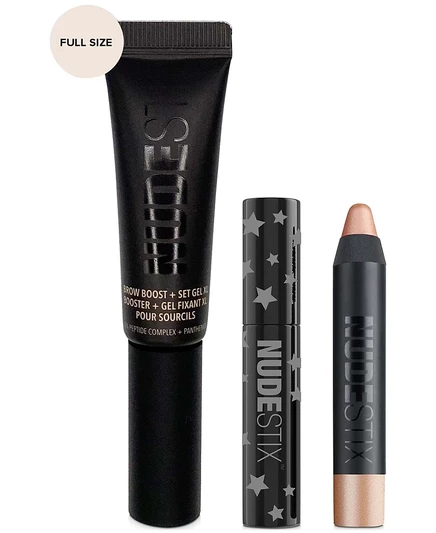 Набор для бровей и ресниц NUDESTIX, 3 шт.