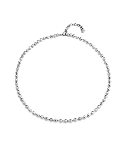 Ожерелье из мелких бусин из металлического сплава UNOde50 Стерлингового серебра silver