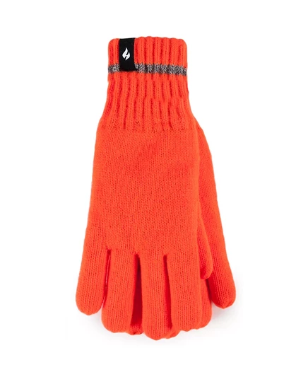  Мужские перчатки плоской вязки Richard bright orange
