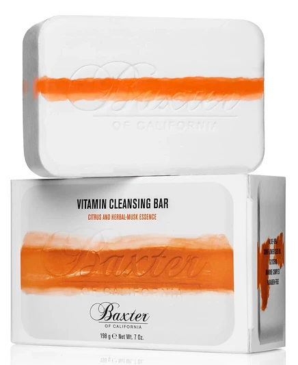 Очищающее витаминное мыло Baxter of California цитрус‑травы, 198 г, белое