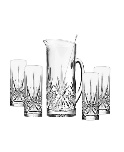 Набор кувшинов Godinger Dublin Crystal из 6 предметов и Тома Коллинза