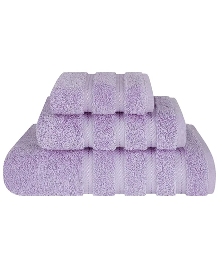 Набор полотенец American Soft Linen Edison, 3 шт., фиолетовый