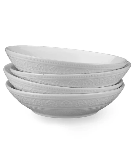 Набор паста-тарелок Euro Ceramica Fez, 4 шт., 800 мл, белые