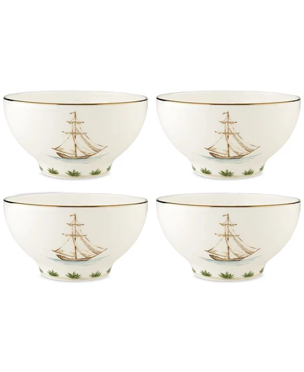 Набор мисок Lenox British Colonial Tradewind, 4 шт, белые