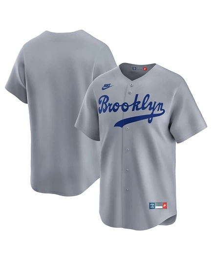 Мужская майка Nike Brooklyn Dodgers Cooperstown, серая