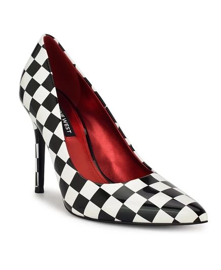 Женские туфли Nine West Fresh на шпильке, клетчатый лак