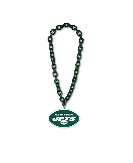 Унисекс ожерелье WinCraft New York Jets с крупной цепью, зеленое
