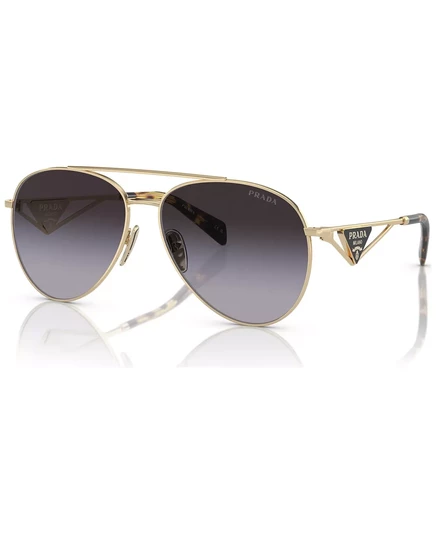 Женские солнцезащитные очки Prada Symbole Pilot, PR 73ZS pale gold-tone