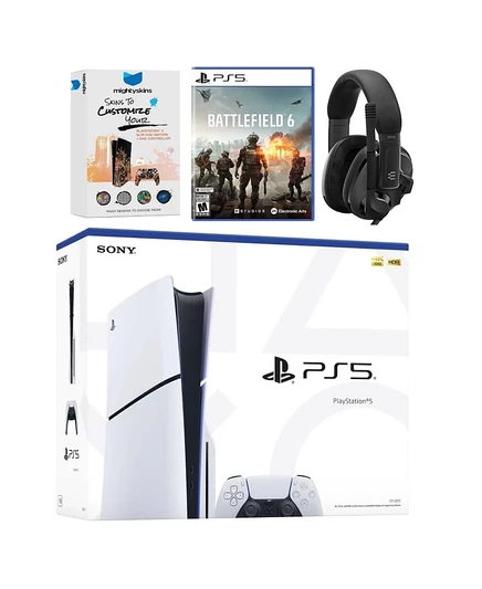 Консоль Sony PS5 Slim с Battlefield 6 и EPOS, белая