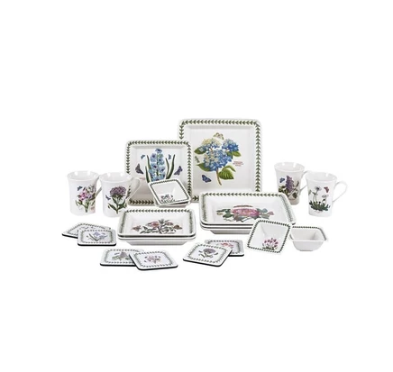 Набор посуды Portmeirion Botanic Garden 22 предмета, белый