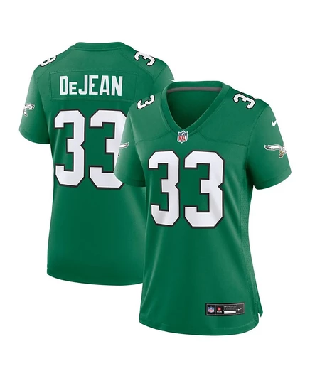 Женская джерси Nike Cooper DeJean Eagles, зеленая