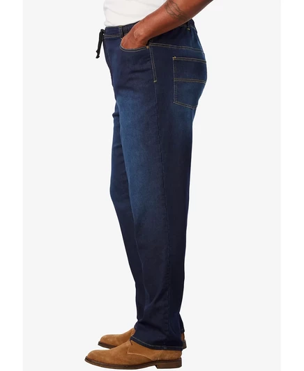 Джинсовые спортивные брюки свободного кроя KingSize Big & Tall с 5 карманами свободного кроя stonewash