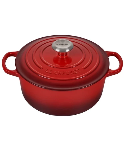 Чугунная кастрюля Le Creuset 4,3 л, вишневая
