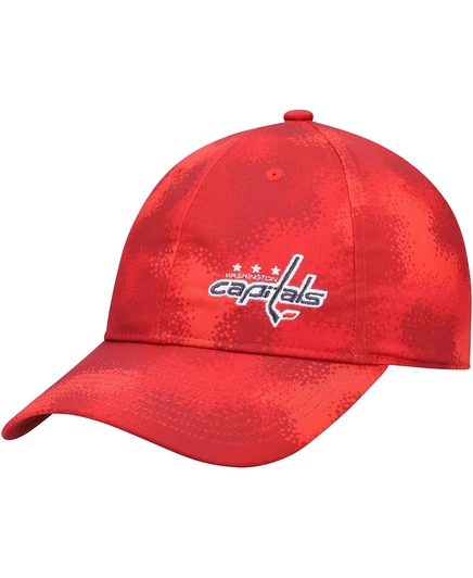 Женская кепка Adidas Washington Capitals камуфляж, красная