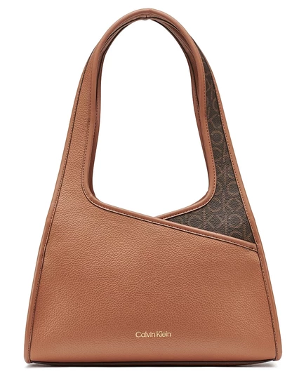Женская сумка Calvin Klein Lyla Signature, коричневая
