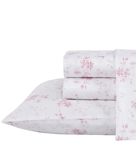 Комплект простыней Laura Ashley, сатин, King, красный