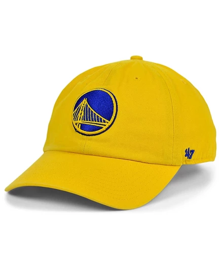 Бейсболка 47 Brand Golden State Warriors CLEAN UP, желтая