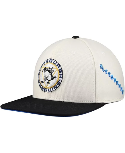 Мужская кепка Pro Standard Pittsburgh Penguins Retro, кремовая