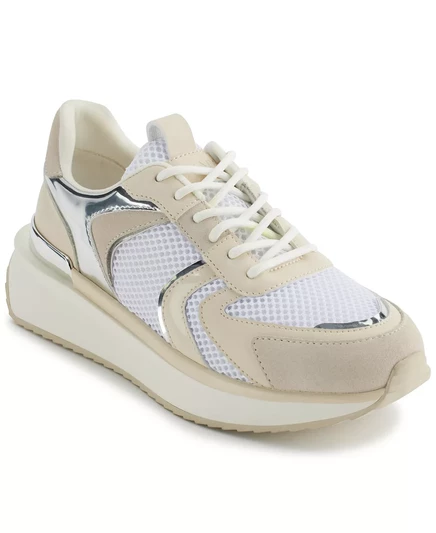  Женские кроссовки на шнуровке Amity white/ bone