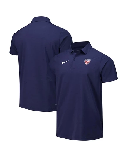 Мужское поло Nike Team USA Woven Performance, темно-синее