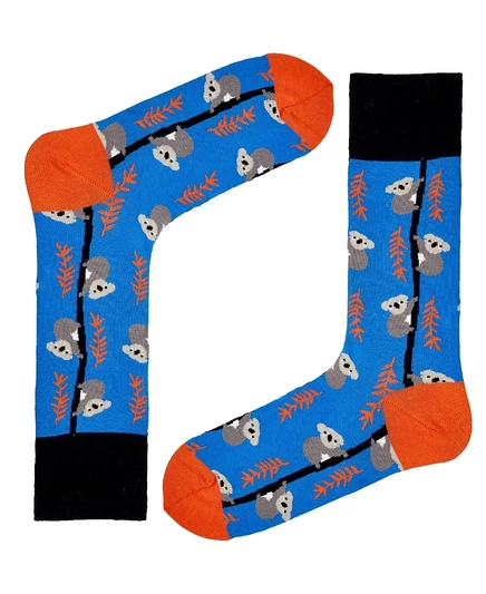 Унисекс носки Love Sock Company Koala бесшовные, синие