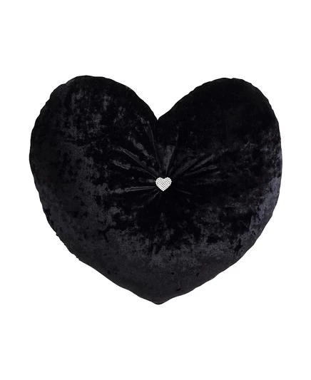 Декоративная подушка Betsey Johnson «Heart» 46×46 см, черная