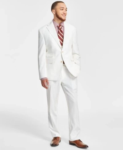Мужской костюм Tayion Crimson & Off White