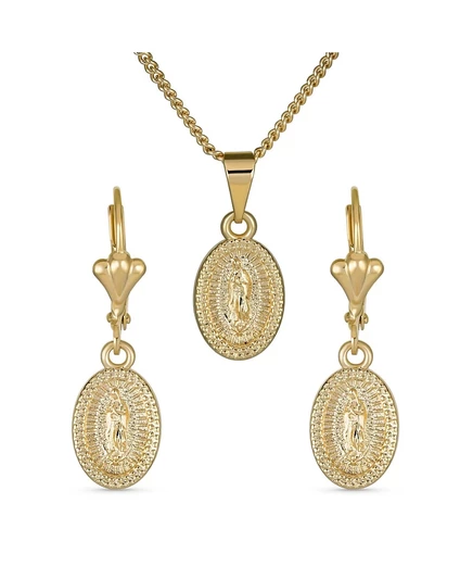 Набор украшений Bling Jewelry Богородица, золотистый