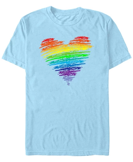 Мужская футболка Design By Humans Love Wins, синяя