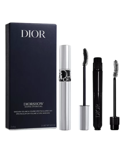 Dior, 2 шт. Тушь для ресниц Diorshow Iconic Overcurl и набор для заправки туши 090 black