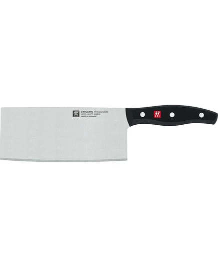 Кухонный нож Zwilling TWIN Signature китайский 18 см, черный