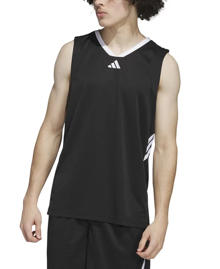 мужская майка adidas с графическим логотипом Bball black/white