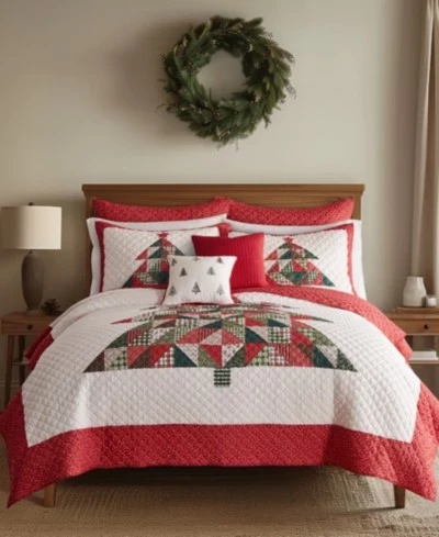 Комплект стеганого покрывала Levtex Home Patchwork Pine