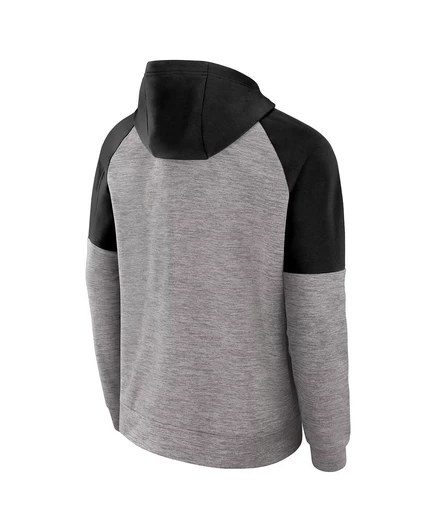 Мужская толстовка Nike Heather Grey Iowa Hawkeyes Fitness Raglan Performance с капюшоном на молнии heather gray