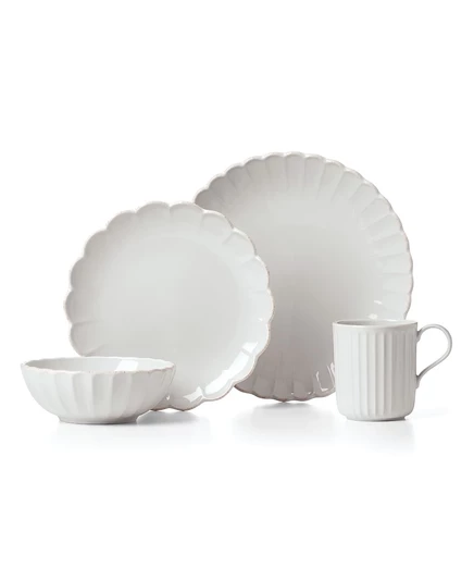 Сервиз Lenox French Perle Scallop на 1 персону, белый