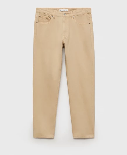 Мужские джинсы-боб от Mango beige