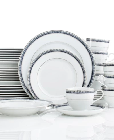 Столовый набор Mikasa Platinum Crown Cobalt, 40 пр., синий