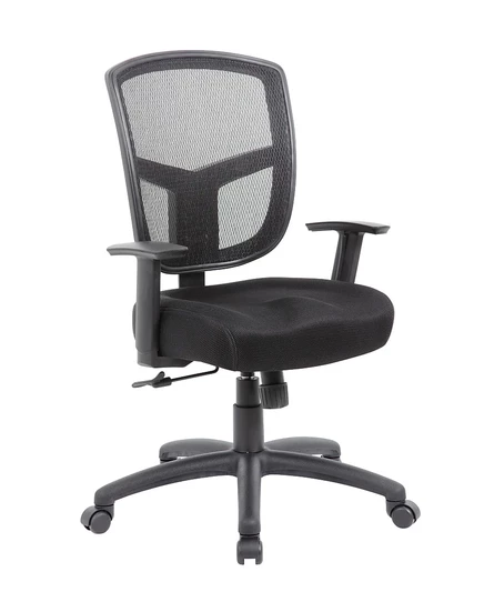 Рабочее кресло Boss Office Products Contract Mesh черного цвета