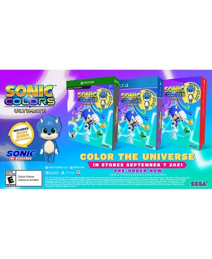 Игра Nintendo Sonic Colors Ultimate (Launch Edition) для Switch, белая